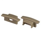 Заглушка LINE-2308-F OLIVE GREY с отверстием (, Пластик) 038637 Arlight