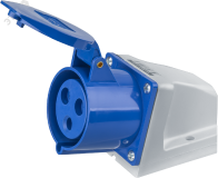 Розетка NCA-SR123-32-220 стационарная наружная 32А 2P+PE IP44 23182 Navigator Group