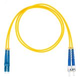Шнур оптический коммутационный (патч-корд), LC-ST, дуплекс (duplex) OS2, нг(А)-HF, желтый, 20 м DR-220349 Datarex