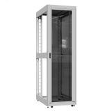 Шкаф серверный 42U 800х1000 передняя дверь: стекло IP41. задняя дверь: без. боковые панели: без. цвет: серый RAL7035  EX 8042.7100 SYSMATRIX