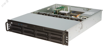 Сервер начального уровня S208DF 2U, процессор опционально, до 12 накопителей, ОЗУ до 128 ГБ DDR4 1997524 Aquarius