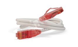Патч-корд U/UTP категория 5е LSZH белый (15м) 230019 Hyperline