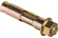 Анкерный болт с гайкой оцинкованный М10/12х100 (10 шт/уп) PR08.2350 Промрукав