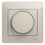 Диммер поворотно нажимной, LED, RC, 630 Вт, молочный GSL000937 Systeme Electric