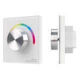 Панель SMART-P8-RGB-G-IN White (12-24V, 3x4A, Rotary, 2.4G) (, IP20 Пластик, 5 лет) 033764 Arlight