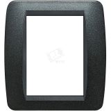 Накладка 3+3 модуля Черный Графит L4826GFN BTicino
