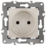 Розетка 2P, 16A-250В, б.л., Эра12, слоновая кость, 12-2005-02 Б0018982 ЭРА