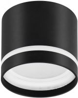 Светодиодная подсветка накладная под GX53 OL9 GX53 BK/WH алюминий цвет черный+белый Б0048542 ЭРА