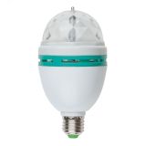 Светодиодный светильник-проектор ULI-Q301 Серия DISCO, многоцветный ТМ VOLPE Работа от сети 220В Для установки в электропатрон E27 Цвет корпуса - белый. 09839 Uniel