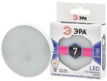 Лампа светодиодная GX53 7Вт таблетка холодный дневной свет STD LED GX-7W-860-GX53 ЭРА Б0048018 ЭРА