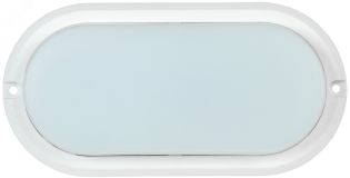 Светильник светодиодный ДПО 4012 12Вт IP54 4000K овал белый пластик IEK LDPO0-4012-12-4000-K01 IEK