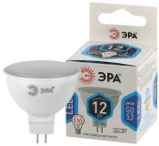 Лампа светодиодная LED MR16-12W-840-GU5.3 (диод, софит, 12Вт, нейтр, GU5.3) (10/100/4000) Б0040888 ЭРА