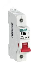 Выключатель-разъединитель 1Р 63А ВН-105 17082DEK Dekraft