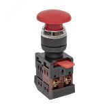 Кнопка красная AEA-22 Гриб NO+NC pbn-aea-r EKF
