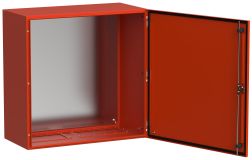 TITAN 5 Корпус металлический ЩМП-80.80.30 УХЛ1 IP66 RAL3020 красный IEK TI5-13-N-080-080-030-66 IEK
