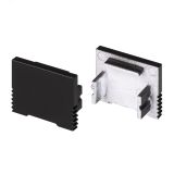 Заглушка SL-SLIM-H13M BLACK глухая (пластик) 034001 Arlight