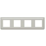 Рамка Mosaic 4Х2 модуля - алюминий 079308L Legrand