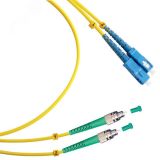 Шнур оптический duplex 1,5м FC/APC-SC/UPC 9/125 sm LSZH 8062c Cabeus