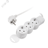 Удлинитель бытовой ФАZА FG-03-500 (3 х 5,0) с заземлением, 10А 5051669 JazzWay