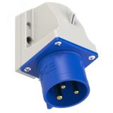 Вилка настенная 32А/230V/1P+N+E/IP44 00-00002252 PCE