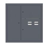 Щит этажный 2 кв. слаботочка слева RAL7024 (1000х950х150) EKF PROxima mb29-v-2z-ral7024 EKF