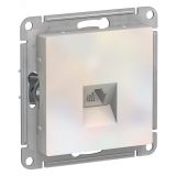 Розетка ATLASDESIGN телефонная RJ11 механизм жемчуг ATN000481 Systeme Electric