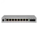 Коммутатор неуправляемый L2 PoE 8 портов 10/100/1000 Мб/с 2хSFP, 120 Вт -S1908GP-2S SNR-S1908GP-2S SNR