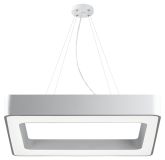 Светильник LED Geometria Quadro SPO-161-W-40K-060 60Вт 4000К 5500Лм IP40 600х80 белый подвесной драйвер внутри Б0058892 ЭРА