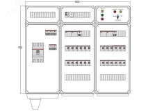 Щит управления электрообогревом DEVIBOX HR 24x4400 D316 (в комплекте с терморегулятором и датчиком температуры) DBR108 DEVIbox