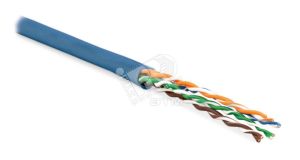 Кабель витая пара. неэкранированная U/UTP. категория 5e. 4 пары (24 AWG). многожильный (patсh). LSZH. нг(С)-HF. -20C– +75C. зеленый 243613 Hyperline