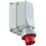 Вилка настенная 125А/400V/3P+E/IP67 00-00002244 PCE