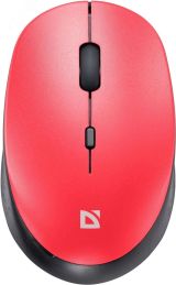Мышь беспроводная Auris MB-027, оптическая, 4D, 800-1600dpi, бесшумные кнопки, красный 52026 Defender