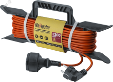 Удлинитель силовой NPE-F-20-E-3x1 на рамке c/з 20м ПВС 3х1 2200 Вт IP44 29861 Navigator Group