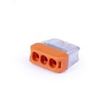Клемма соединительная 3-х проводная 0.5-2.5 (1шт) (WAGO 2273-203) 11407c Cabeus