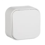 Quteo Переключатель одноклавишный наружный белый 10А 782204 Legrand/Daccord