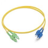 Шнур оптический duplex 25м SC/APC-SC/UPC 9/125 sm LSZH 8170c Cabeus