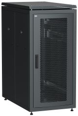 Шкаф сетевой 19дюйм LINEA N 18U 600х1000 мм перфные двери черный LN05-18U61-PP ITK