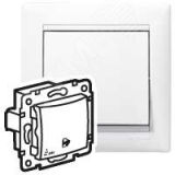 VALENA Кнопка звонка IP44 белая 770099 Legrand/Daccord