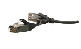 Патч-корд PC-LPT-SFTP-RJ45-RJ45-C6A-3M-LSZH-BK S/FTP категория 6a3 м черный 445829 Hyperline