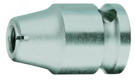 Переходник для бит 1/4 C 6.3 хвостовик квадрат DR 3/8 30 мм. 780/B/1 WE-042655 Wera