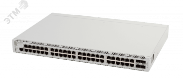 Коммутатор агрегации управляемый L3 48 портов 10/100/1000 Мб/с, 4хSFP+, без БП 1000655182 ELTEX