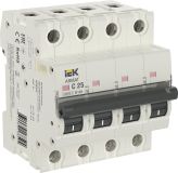 ARMAT Выключатель автоматический четырехполюсный C 25А M10N AR-M10N-4-C025 IEK
