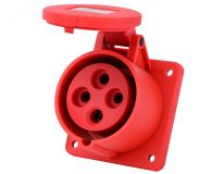Розетка для скрытой проводки 3Р+РЕ 16А 380В IP44 РЩ-103 26262DEK Dekraft