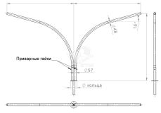 Кронштейн К2К-1,0-2,0-К80-0,048-(15-180)-ц В00004162 ПереСвет