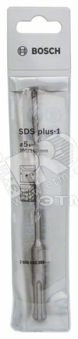 Бур по бетону SDS-plus-1 5x100x160 2608680259 BOSCH