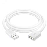 Удлинитель USB 2.0 AM на AF, 0.15 м., белый, морозостойкий 1000634897 Greenconnect