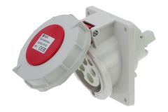Розетка встраиваемая наклонная контейнерная 32A/400V/3P+E/IP67/3h, никель. конт. 00-00032746 INPIN