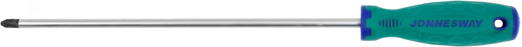 Отвертка стержневая крестовая ANTI-SLIP GRIP, PH3x300 мм 046112 Jonnesway