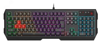 Клавиатура Bloody B140N, USB, Multimedia for gamer LED, черный 1805389 A4Tech