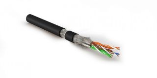 Кабель SFTP4-C7-P26-IN-LSZH-BK-500 (500 м) витая параэкранированная S/FTPкат.7 445152 Hyperline